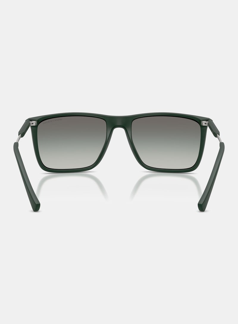 Armani Exchange Full Rimmed Square Sunglasses 0AX4160S - Image 3